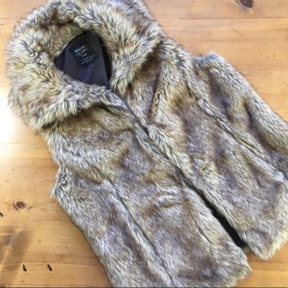 Zara Fur Vest